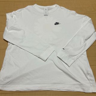 ナイキ(NIKE)のNIKE ピースマイナスワン コラボ ロンT XSサイズ ホワイト 古着(Tシャツ/カットソー(七分/長袖))