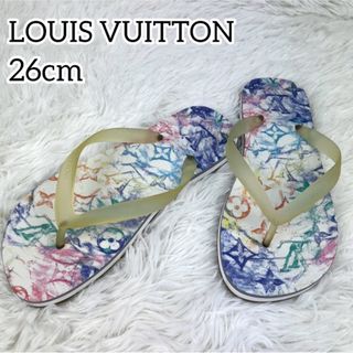 ルイヴィトン(LOUIS VUITTON)の希少✨極美品　ルイヴィトン モリトールライン ビーチサンダル モノグラム(サンダル)