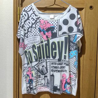 スパイダーマン　ゆったりＴシャツ　サイズＬ