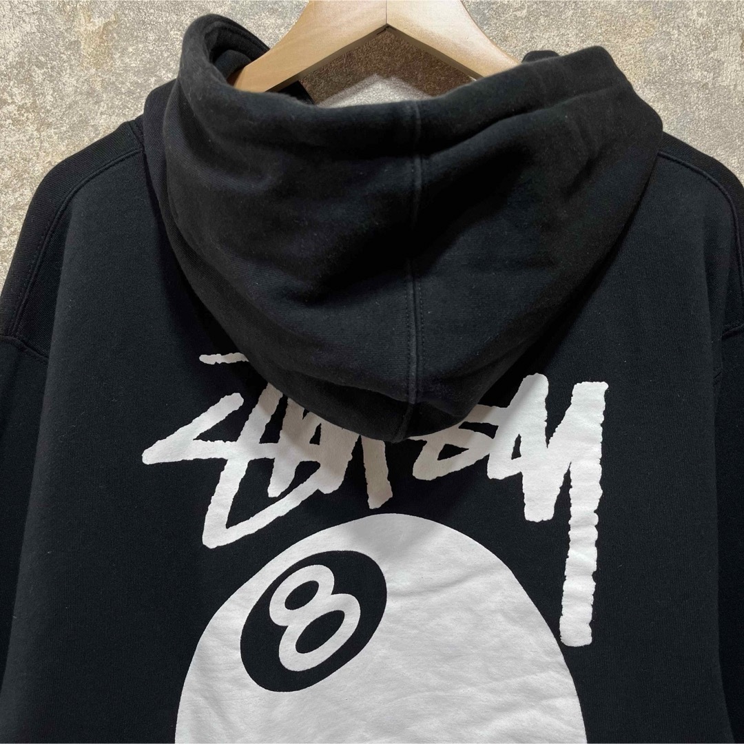 STUSSY(ステューシー)のSTUSSY ステューシー 8ボール バックプリント パーカー メンズのトップス(パーカー)の商品写真