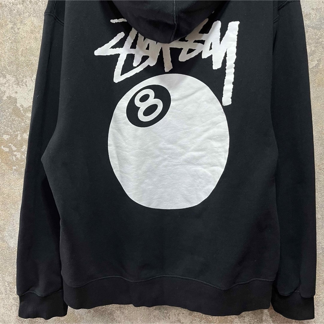 STUSSY(ステューシー)のSTUSSY ステューシー 8ボール バックプリント パーカー メンズのトップス(パーカー)の商品写真