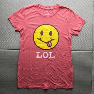 ローカルセレブリティー(LOCAL CELEBRITY)の新品同様 LOCAL CELEBRITY アメリカ製 Tシャツ SMILEY(Tシャツ(半袖/袖なし))