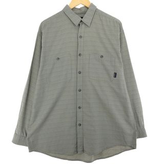 patagonia - 古着 パタゴニア Patagonia ORGANIC COTTON オーガニックコットン 長袖 チェックシャツ メンズL /eaa443629