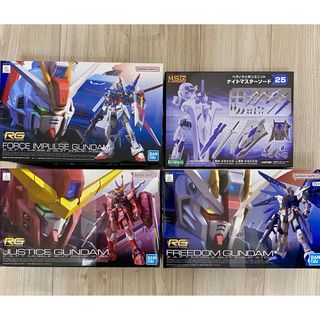 バンダイ(BANDAI)のRG フリーダムガンダム、ジャスティスガンダム、フォースインパルスガンダム、ほか(模型/プラモデル)