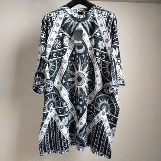 KTZ 14AW 総柄BIG T-SHIRT ココントウザイ 古今東西 タグ付き