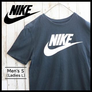 ナイキ(NIKE)のナイキ NIKE スウォシュ ビッグロゴ Tシャツ 古着 S (レディースL)(Tシャツ/カットソー(半袖/袖なし))