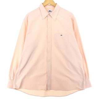 ラコステ(LACOSTE)の古着 ラコステ LACOSTE 長袖 ボタンダウンシャツ 46 メンズXXL /eaa443167(シャツ)