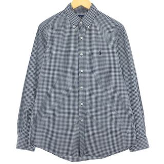 ラルフローレン(Ralph Lauren)の古着 ラルフローレン Ralph Lauren 長袖 ボタンダウンチェックシャツ メンズM /eaa443180(シャツ)