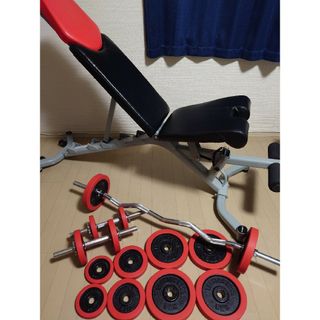 インクラインベンチ　50kg　セット　筋トレ　トレーニング　ジム(トレーニング用品)