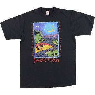 ジャージーズ(JERZEES)の古着 90年代 ジャージーズ Jerzees BOWLFUL OF BLUES バンドTシャツ バンT USA製 メンズL ヴィンテージ /eaa442025(Tシャツ/カットソー(半袖/袖なし))