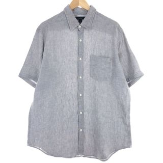 バナナリパブリック(Banana Republic)の古着 バナナリパブリック BANANA REPUBLIC CLASSIC FIT 半袖シャツ メンズXL /eaa442575(シャツ)