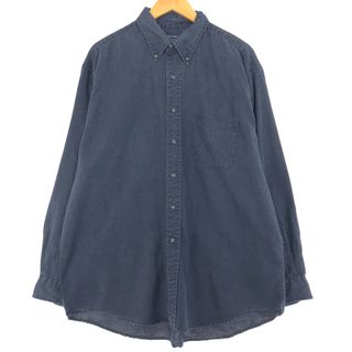 ブルックスブラザース(Brooks Brothers)の古着 ブルックスブラザーズ Brooks Brothers BROOKS SPORT 長袖 リネン ボタンダウンシャツ メンズL /eaa443199(シャツ)