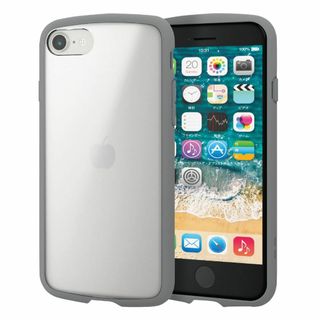 【色: グレー】エレコム iPhone SE (第2世代/第3世代) / 8 /(その他)