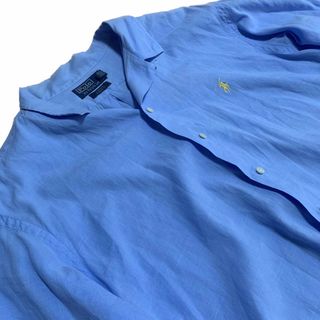 ラルフローレン(Ralph Lauren)のレア　希少　90's Polo Ralph Lauren オープンカラーシャツ(シャツ)