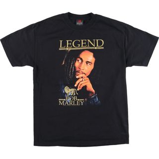 古着 00年代 ZION BOB MARLEY ボブマーリー バンドTシャツ バンT メンズL /eaa442028(Tシャツ/カットソー(半袖/袖なし))