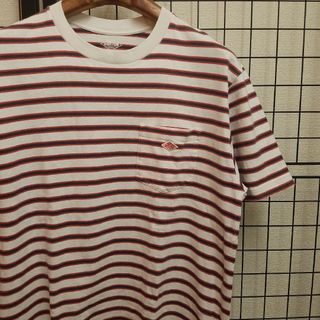 ダントン(DANTON)の21's DANTON Border S/S Pocket Tee ボーダー(Tシャツ/カットソー(半袖/袖なし))