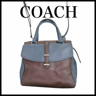 コーチ(COACH)の【COACH】２way　ショルダーバッグ　サウス　サッチェル　ウィズ　ハスプ(ショルダーバッグ)