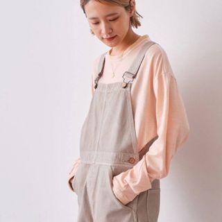 スピックアンドスパン(Spick & Span)のBODHI Higuchi x S カシミヤロングTEE ピンク(カットソー(長袖/七分))