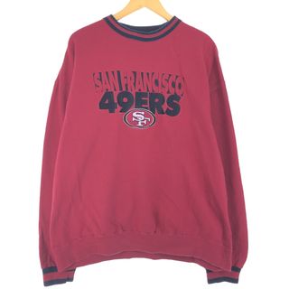 古着 90年代 PRO PLAYER NFL SANFRANCISCO 49ERS サンフランシスコフォーティナイナーズ スウェットシャツ トレーナー メンズXXL ヴィンテージ /eaa392125(スウェット)