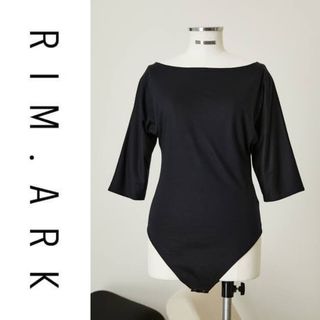 リムアーク(RIM.ARK)のRIM.ARK Boat neck bodysuit ボートネックボディスーツ(Tシャツ(半袖/袖なし))