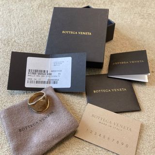 【稀少】BOTTEGA VENETA ボッテガヴェネタ スタンプリング ゴールド