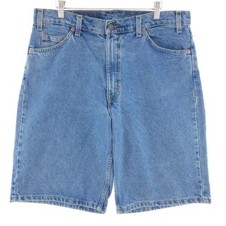 リーバイス(Levi's)の古着 90年代 リーバイス Levi's 550 RELAXED FIT デニムショーツ ハーフパンツ メンズw36 ヴィンテージ /eaa382291(ショートパンツ)