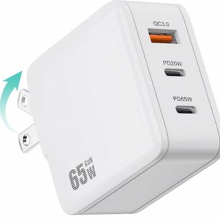 PD USB充電器 65W GaN Type C 急速充電器 高速充電器 PD