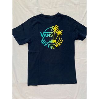 VANS - ヴァンズ　半袖Tシャツ　US古着　ネイビー 160