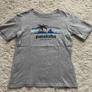 パタゴニア(patagonia)のパタゴニア　130  pataloha  ハワイ限定　グレー　半袖Tシャツ(Tシャツ/カットソー)