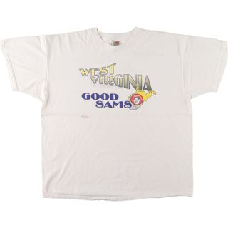 FRUIT OF THE LOOM - 古着 90年代 フルーツオブザルーム FRUIT OF THE LOOM Lofteez プリントTシャツ メンズXXL ヴィンテージ /eaa442544