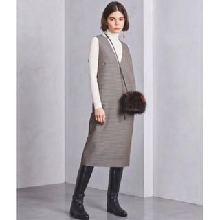 ユナイテッドアローズ(UNITED ARROWS)のユナイテッドアローズ　チェックタイトワンピース(ロングワンピース/マキシワンピース)