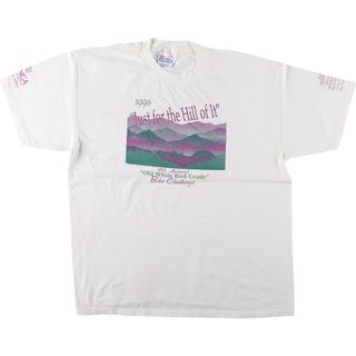 ヘインズ(Hanes)の古着 90年代 ヘインズ Hanes BEEFY-T 青タグ プリントTシャツ USA製 メンズXL ヴィンテージ /eaa442546(Tシャツ/カットソー(半袖/袖なし))