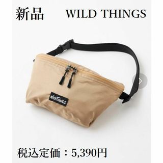 ワイルドシングス(WILDTHINGS)の☆半額☆ WILD THINGS ボディーバッグ ブラウン スクエア型 新品(ボディーバッグ)