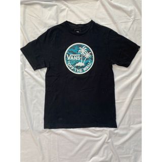 ヴァンズ(VANS)のヴァンズ　半袖Tシャツ　US古着　黒　ブラック160(Tシャツ/カットソー)