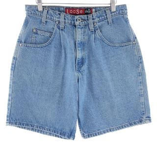 リーバイス(Levi's)の古着 90年代 リーバイス Levi's SILVER TAB シルバータブ LOOSE ルーズ デニムショーツ ショートパンツ メンズw31 ヴィンテージ /eaa382278(ショートパンツ)