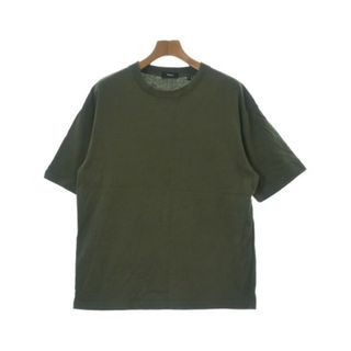 セオリー(theory)のTheory セオリー Tシャツ・カットソー M カーキ 【古着】【中古】(Tシャツ/カットソー(半袖/袖なし))