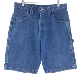 Wrangler - 古着 ラングラー Wrangler CARPENTER デニムペインターショーツ ショートパンツ メンズw33 /eaa382285