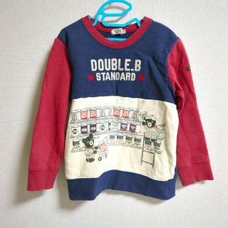 ダブルビー(DOUBLE.B)のミキハウス＊ダブルビー120cmトレーナー(Tシャツ/カットソー)