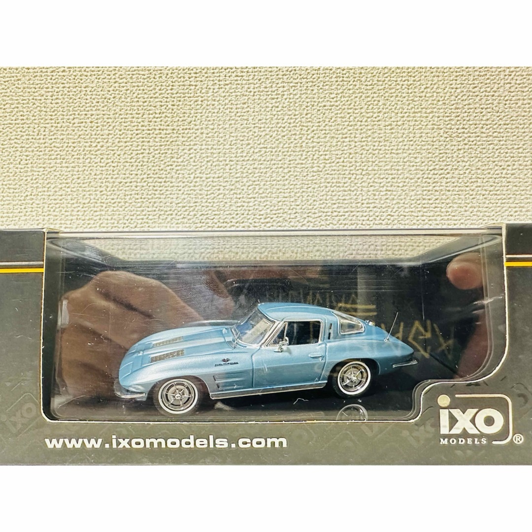 Chevrolet(シボレー)のixoイクソ/'63 Corvetteコルベット スティングレイ 1/43 エンタメ/ホビーのおもちゃ/ぬいぐるみ(ミニカー)の商品写真