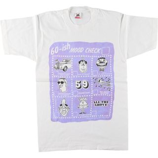 フルーツオブザルーム(FRUIT OF THE LOOM)の古着 90年代 フルーツオブザルーム FRUIT OF THE LOOM プリントTシャツ USA製 メンズM ヴィンテージ /eaa442548(Tシャツ/カットソー(半袖/袖なし))