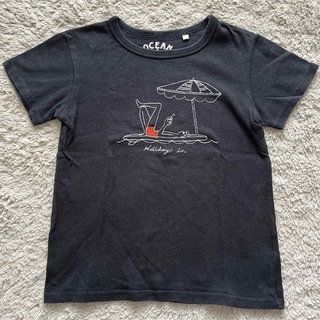 オーシャンアンドグラウンド(OCEAN&GROUND)のマーキーズ　オーシャン&グラウンド　半袖Tシャツ　黒　130(Tシャツ/カットソー)