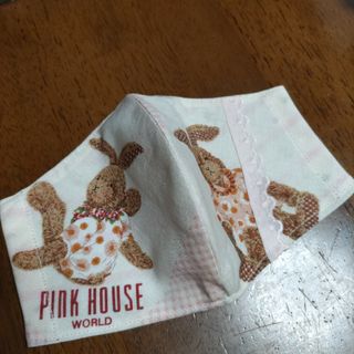 ピンクハウス(PINK HOUSE)のハンドメイド　インナーマスク　うさぎ1(その他)