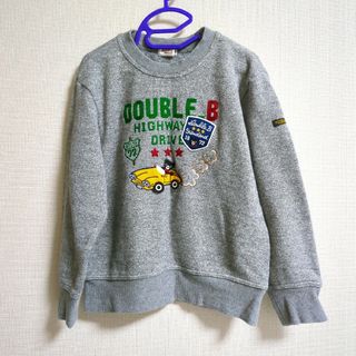 ダブルビー(DOUBLE.B)のミキハウス＊ダブルビー120cm裏起毛トレーナー(Tシャツ/カットソー)