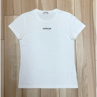 ［極美品］モンクレール　レディース　シンプルロゴTシャツ　ホワイト