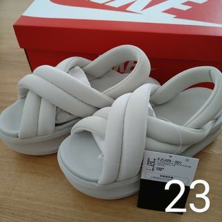 ナイキ(NIKE)のNIKE エアマックスアイラ 23 オフホワイト 新品 ナイキ(サンダル)