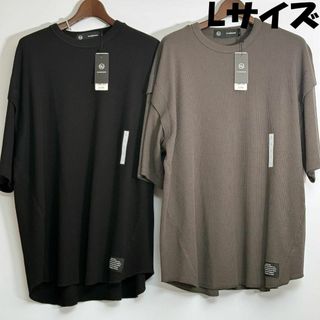 アンダーカバー(UNDERCOVER)のGU × UNDERCOVERドライワッフルT(5分袖) 2枚セット(Tシャツ/カットソー(半袖/袖なし))