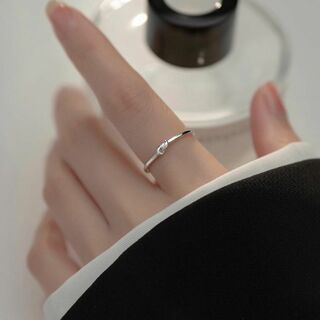 【シルバー925】上品　ノットリング　結び目　指輪　シンプル　韓国　シルバー(リング(指輪))
