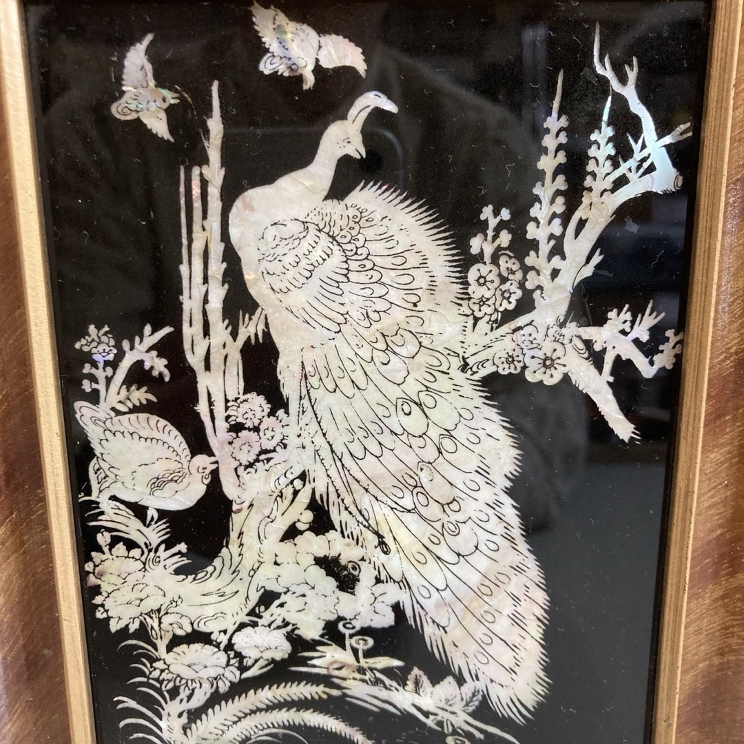 額装 絵画 孔雀 韓国美術 花鳥図 花鳥風月 の通販 by cocoa's 額装 絵画 孔雀 韓国美術 花鳥図 花鳥風月 の通販 by cocoa's