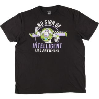 古着 TOY STORY トイ ストーリー バズライトイヤー キャラクタープリントTシャツ メンズL /eaa442918(Tシャツ/カットソー(半袖/袖なし))