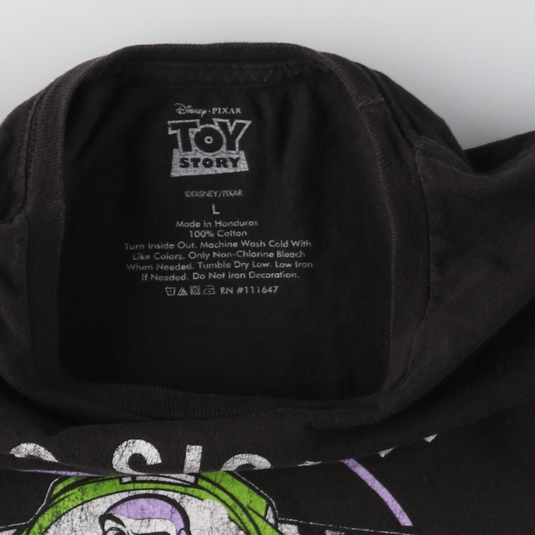 古着 TOY STORY トイ ストーリー バズライトイヤー キャラクタープリントTシャツ メンズL /eaa442921 メンズのトップス(Tシャツ/カットソー(半袖/袖なし))の商品写真